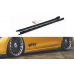 Накладки сплиттеры на пороги Вар2 на VW Golf VIII